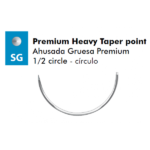 Fio de Sutura Absorvível PGLA90 1-0 agulha 3,5cm