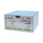 Sutura de Nylon Negro 4-0 ag. 2,4cm