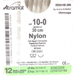 Sutura de Nylon Negro 10-0 ag. 6mm  c/ 12 env. – Atramat