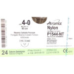 Sutura de Nylon Negro 4-0 ag. 1,5cm c/ 24 env. – Atramat®