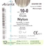 Sutura de Nylon Negro 10-0 ag. 5mm c/ 12 env. – Atramat