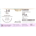 Fio de Sutura Absorvível PGA 3-0 ag. 4cm c/ 36 env.