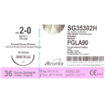 Fio de Sutura Absorvível PGLA 2-0 ag. 3,5cm-Especial c/ 36 env. – Atramat